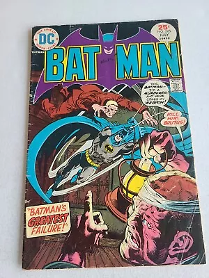 Buy Batman #265, DC 1975 Comic Book, Good+ 2.5 • 4.74£
