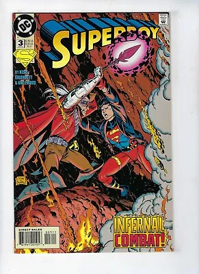 Buy SUPERBOY # 3 - DC Comics, INFERNAL COMBAT, Apr 1994 • 1.95£