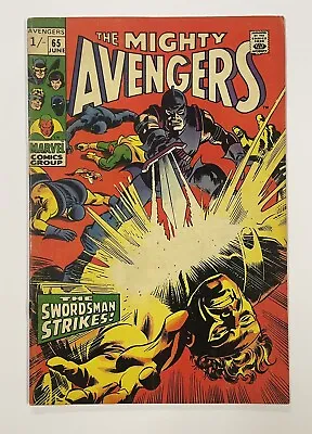 Buy Avengers #65. June 1969. Marvel. Fn. Vision! Swordsman! Egghead! Uk Price! • 25£