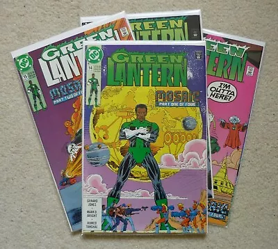 Buy Green Lantern #14, #15, #16 & #17 Mosaic Complete Story FN/VFN (1991) DC Comics • 12£