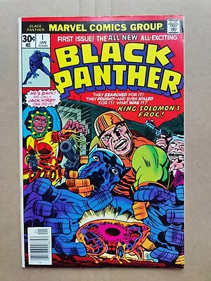 Buy BLACK PANTHER #1 JACK KIRBY 1st SOLO SERIES 1977 SHARP VF+ NICE! • 43.84£