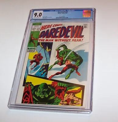 Buy Daredevil #49 - Marvel 1969 Silver Age Issue - CGC VF/NM 9.0 • 130.08£