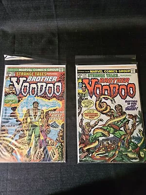 Buy Strange Tales #169 & 170 (1st And 2nd Appearance Of Brother Voodoo! )Marvel 1973 • 98.58£