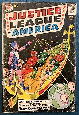Buy Justice League Of America #3  March 1961  Cover Detached • 47.42£