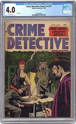 Buy Crime Detective Comics Volume 3 #3 CGC 4.0 1952 4169298004 • 136.60£