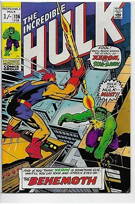 Buy Incredible Hulk #136 First Appearance Xeron (1970) • 21.99£