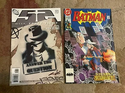 Buy Batman 475 1st App Renee Montoya Fine/VF And Dc 52 Issue 48 1st Renee As The Que • 14.25£