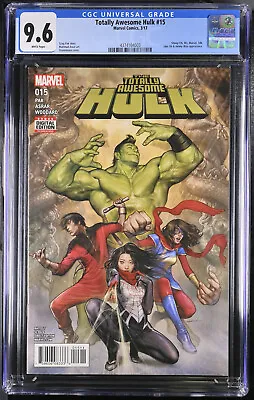 Buy Totally Awesome Hulk #15 ~ 3/17 Marvel 1st App Protectors ~ CGC 9.6 WP • 0.99£