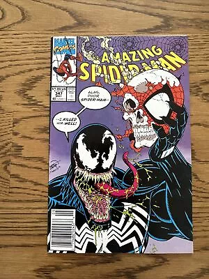 Buy Amazing Spider-Man #347 (Marvel 1991) Venom Cover! Newsstand VF- • 12.96£