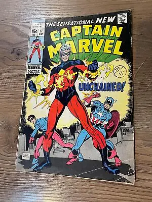 Buy Captain Marvel #17 - Marvel Comics - 1969 • 29.95£