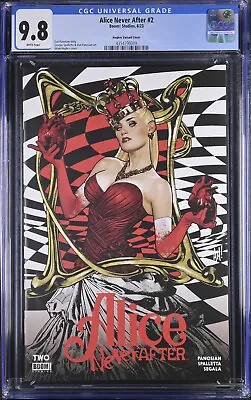Buy ALICE NEVER AFTER #2 (2023) CGC 9.8 NM/Mint ❤️ ADAM HUGHES Variant Cover ❤️ • 39.94£