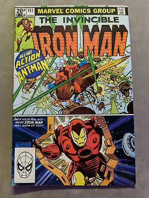 Buy Iron Man #151, Marvel Comics, 1981, Ant Man, FREE UK POSTAGE • 8.99£