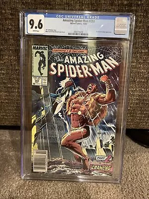 Buy Amazing Spider-man 293 Cgc 9.6 Key Death Of Kraven Coming To The Mcu!! Newstand • 79.05£