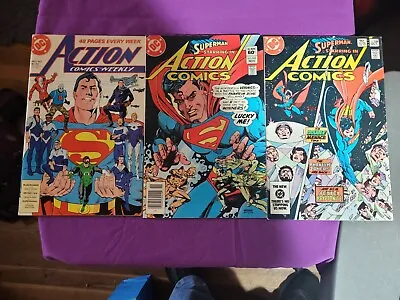 Buy Action Comics Issues #548-549, 601 • 9.49£