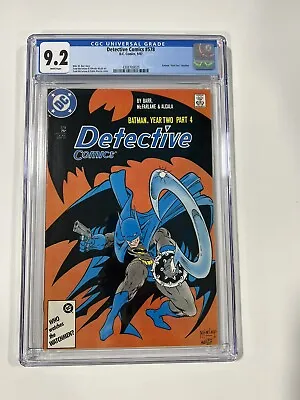 Buy Detective Comics #578 Cgc 9.2 White Pages Nm-  1987 - Todd Mcfarlane • 33.50£
