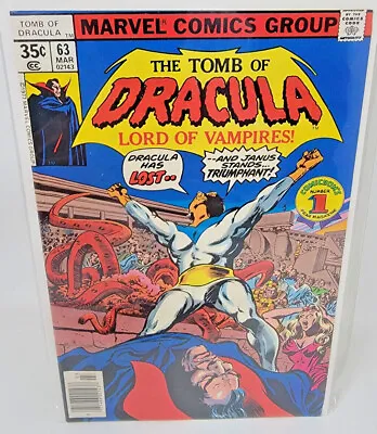 Buy Tomb Of Dracula #63 Mephisto & Janus Appearance *1978* 8.5 • 13.65£