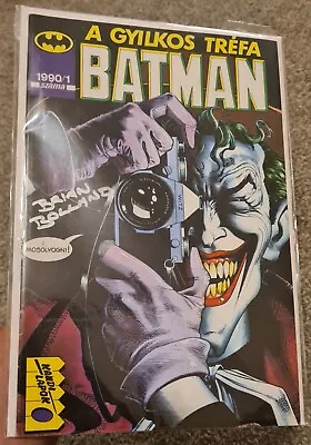 Buy Batman Killing Joke Hungarian FROM THE COLLECTION OF BRIAN BOLLAND COA + SIGNED • 99.99£