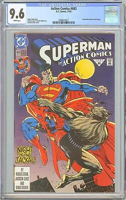 Buy Action Comics #683 CGC 9.6 White Pages (1992) 2099674011 Doomsday Cameo • 78.83£