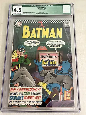 Buy Batman 183 Cgc 4.5 Qualified 2nd App Poison Ivy Dc Comics 1966 • 63.24£