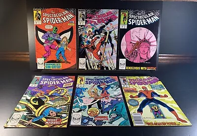 Buy Spectacular Spiderman #136,137,140,146,147,158  Marvel Comics 1988 Copper Age • 22.14£