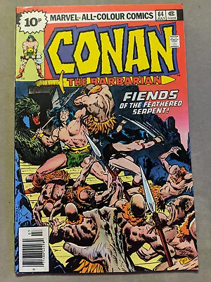 Buy Conan The Barbarian #64, Marvel Comics, 1976, FREE UK POSTAGE • 7.99£