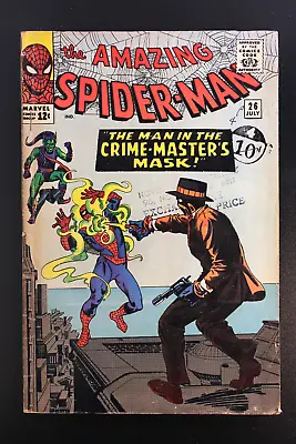 Buy Amazing Spider-Man #26 1965 Green Goblin 1st Appearance Crime Master! VG - • 90£