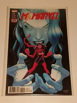 Buy Ms Marvel #20 Vf (8.0 Or Better) September 2017 Marvel Comics • 2.78£