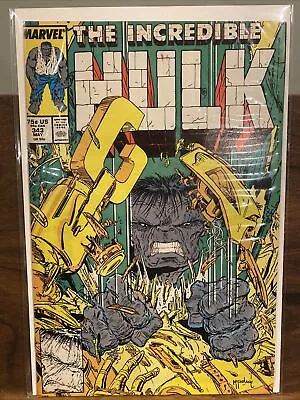 Buy The Incredible Hulk #343, - Marvel Comics, 1988 - VF - McFarlane Art • 6.39£