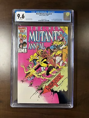Buy New Mutants Annual #2 CGC 9.6 White Pages 1986 1st Appearance Of Psylocke • 146.26£