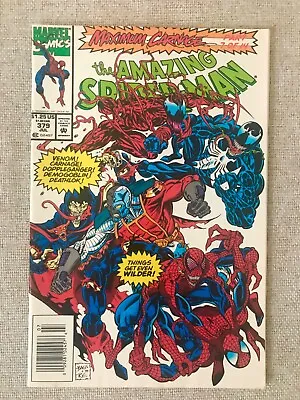 Buy Amazing Spider-man #379, July 1993 Maximum Carnage, Black Cat Venom Marvel Comic • 2.25£