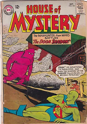 Buy House Of Mystery 146 (Oct 1964, DC)  Martian Manhunter Vs The Doom Shadow!  VG • 5.53£