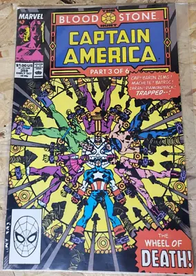 Buy Marvel Comics - The Bloodstone Hunt Captain America 3 Of 6 #359(Oct. 1993) - NM • 6.99£