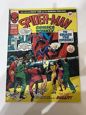 Buy Marvel Comics Spider-Man Comics Weekly #120 May 31 1975 To Smash The Spider! • 5£