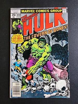 Buy Marvel Comics The Incredible Hulk #222 April 1978 Ernie Chan Cover • 4.82£