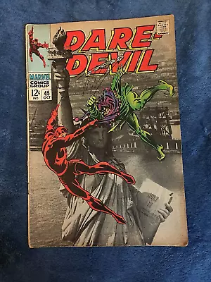 Buy Free P & P; Daredevil #45, Oct 1968;Vs. The Jester!  (KG) • 7.99£