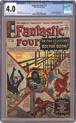 Buy Fantastic Four #17 CGC 4.0 1963 4364135005 • 252.89£