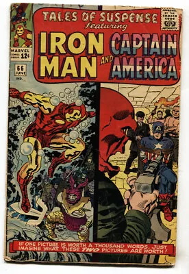 Buy TALES OF SUSPENSE #66--1965--ORIGIN OF RED SKULL--IRON MAN--comic Book • 34.79£
