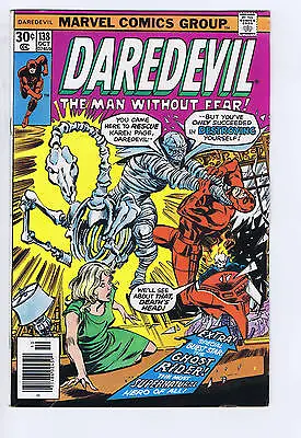 Buy Daredevil #138 Marvel 1976 '' Where Is Karen Page ? '' Ghost Rider Story • 20.11£