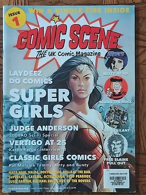 Buy Comic Scene Issue 1 October 2018 ( Wonder Woman Vertigo Misty Minnie The Minx ) • 2.99£