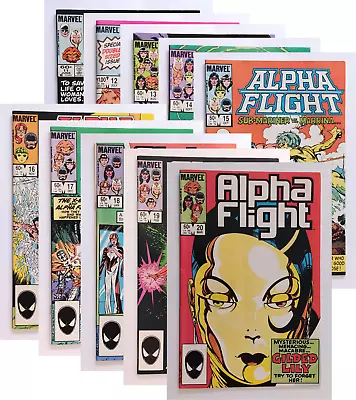 Buy Alpha Flight #11 12 13 14 15 16 17 18 19 20 (10 Comic Run) (1984-1985) Marvel • 9.99£