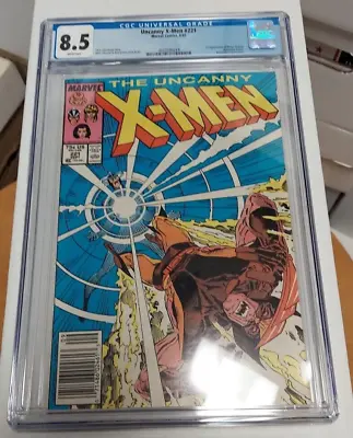 Buy Marvel Comics The Uncanny X-Men #221 1st App Sinister CGC 8.5 • 59.96£