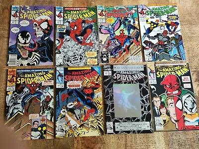 Buy Amazing Spider-Man #347 350 353 354 356 364 365 366 Marvel Comics Lot VF+ 8.5 • 50.46£