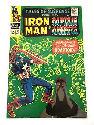 Buy Tales Of Suspense #82 (1966) Captain America! ⭑ KEY! ⭑ 1st App Of ADAPTOID! • 57.97£