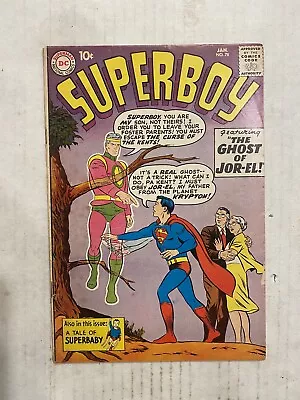 Buy Superboy #78 Dc Key Silver Age Origin Of Mr Mxyzptlk & Superboy's Costume • 28£