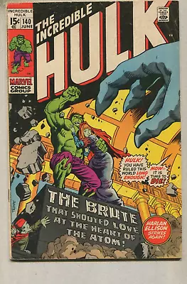 Buy The Incredible Hulk # 140 VG/FN 1st Jarella   Marvel Comics SA • 20.10£