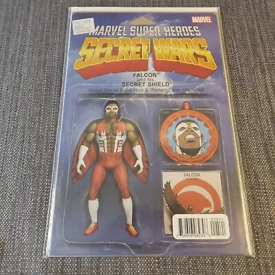 Buy Marvel Super Heroes Secret Wars # 5 Falcon Variant Comic • 3.50£