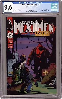Buy Next Men John Byrne's #21 CGC 9.6 1993 3928241003 1st Full Comic Book Hellboy • 193.70£