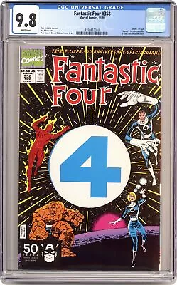 Buy Fantastic Four #358 CGC 9.8 1991 4198853010 • 112.60£