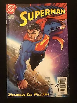 Buy Superman 205 6.5 7.0 Signed By Brian Azzarello Dc Jim Lee Michael Turner Km • 24.12£