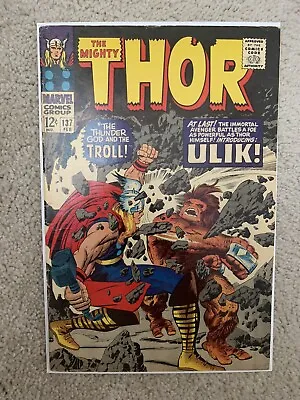 Buy THE MIGHTY THOR # 137 MARVEL 1967 FIRST APPEARANCE ULIK 5.5-6.5. Nice Copy • 55.33£